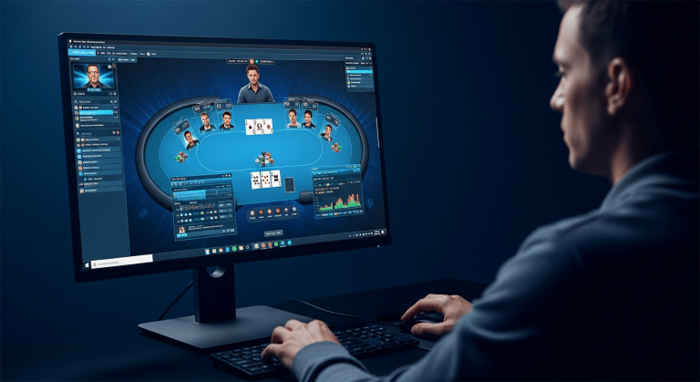 הכוח שבנתונים: תוכנת HUD פוקר ב-2025 ואיך לקרוא סטטיסטיקות יריב עם פוקר טראקר